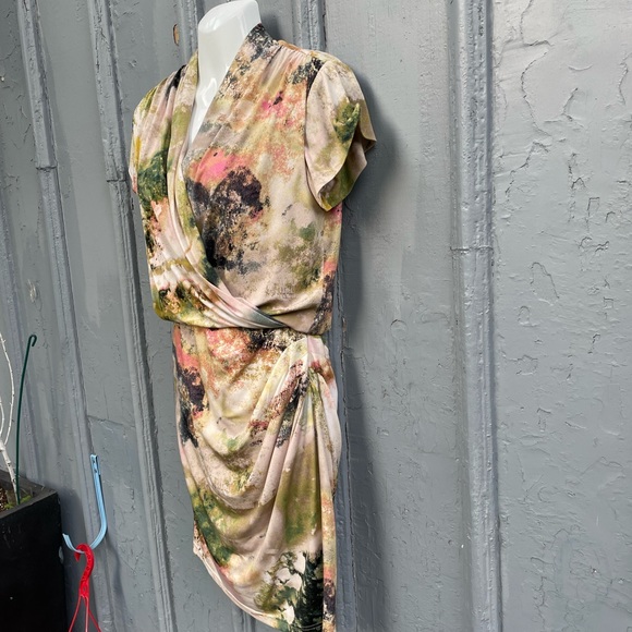 Aidan Mattox Wrap Front dress, size 2 - Picture 4 of 9